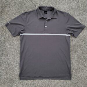 Men's Dark Grey Dunning Golf Polo Shirt Large